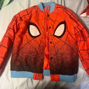 puffy spider man jacket. disney. size 9/10 boys